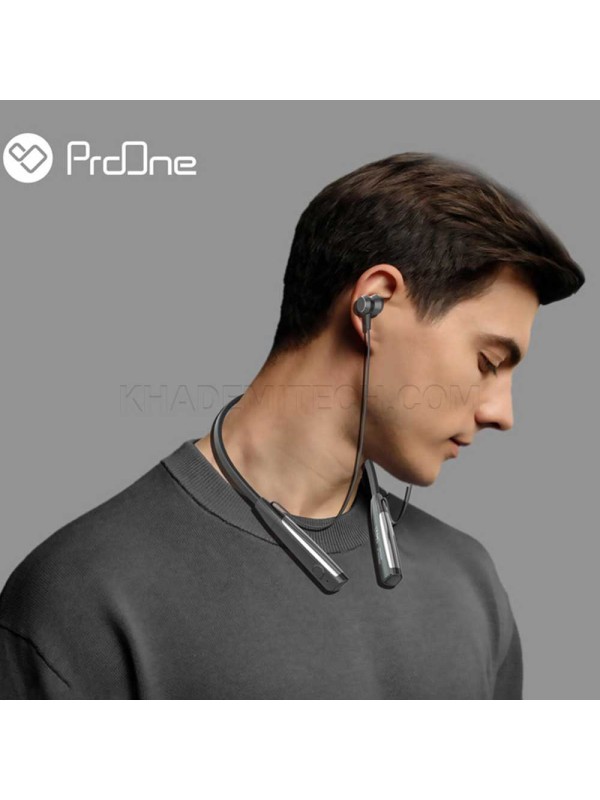 هندزفری بلوتوثی گردنی پرووان PROONE PHB3307 مشکی نقره ای
