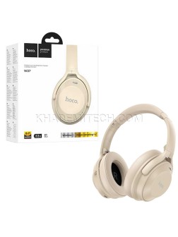 هدست بی سیم هوکو مدل HOCO W37 ANC بژ