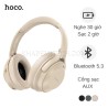 هدست بی سیم هوکو مدل HOCO W37 ANC بژ