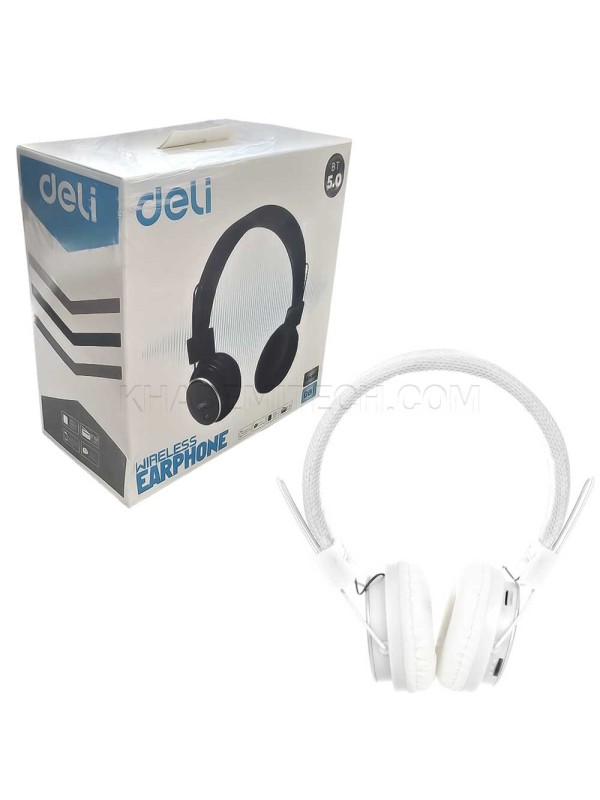 هدست بی سیم دلی مدل DELI DB1 سفید