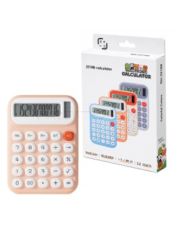 ماشین حساب مدل RH-2518B فانتزی صورتی