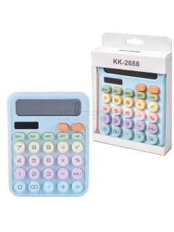 ماشین حساب مدل  KK-2688 فانتزی آبی