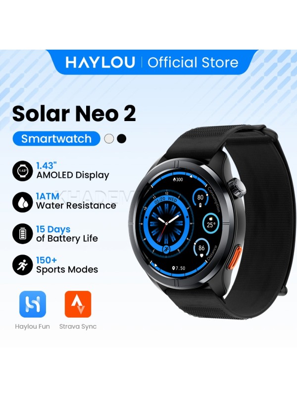 ساعت هوشمند هایلو مدل HAYLOU HSR01 Solar Neo 2
