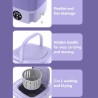 مینی واش و ماشین لباسشویی تاشو پرتابل فولدینگ مدل Folding Washing Machine بنفش