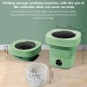 مینی واش و ماشین لباسشویی تاشو پرتابل فولدینگ مدل Folding Washing Machine سبز