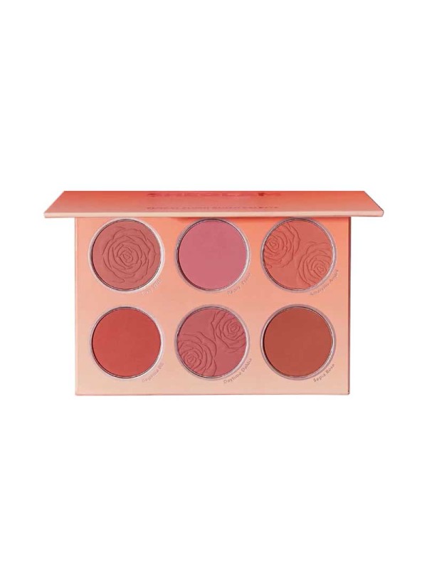 پالت رژگونه 6 رنگ شیگلم sheglam مدل Floral Flush وزن 18 گرم