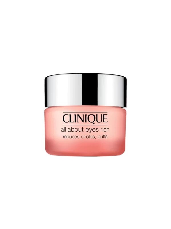 کرم دور چشم ضد چروک و ضد پف کلینیک CLINIQUE مدل ALL ABOUT EYES RICH حجم 15 میلی لیتر