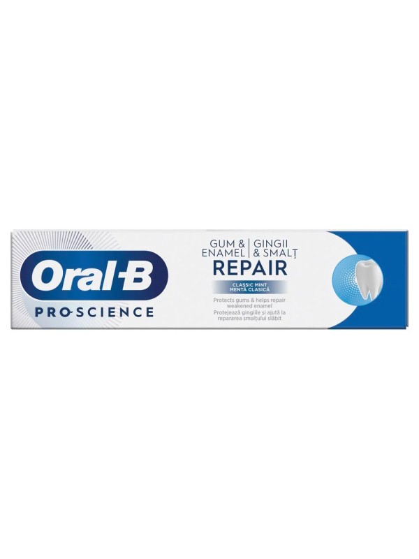 خمیر دندان اورال بی ORAL-B سری PRO-SCIENCE مدل CLASSIC MINT حجم 75 میلی لیتر