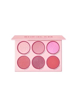 پالت رژگونه شیگلم Sheglam مدل 6 رنگ Blushing Bouquet وزن 1.8 گرم
