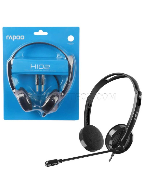 هدست سیم دار رپو مدل RAPOO H102 مشکی