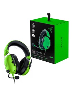 هدست سیم دار گیمینگ ریزر مدل RAZER Blackshark V2 x سبز