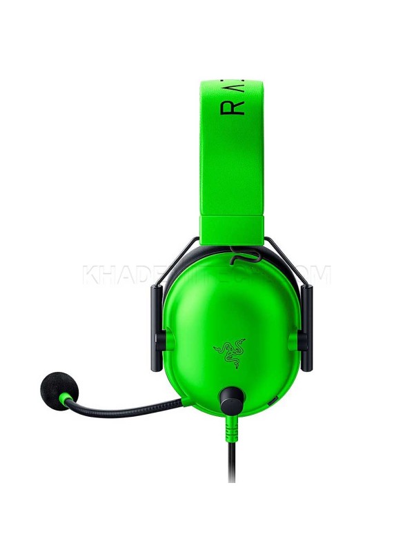 هدست سیم دار گیمینگ ریزر مدل RAZER Blackshark V2 x سبز