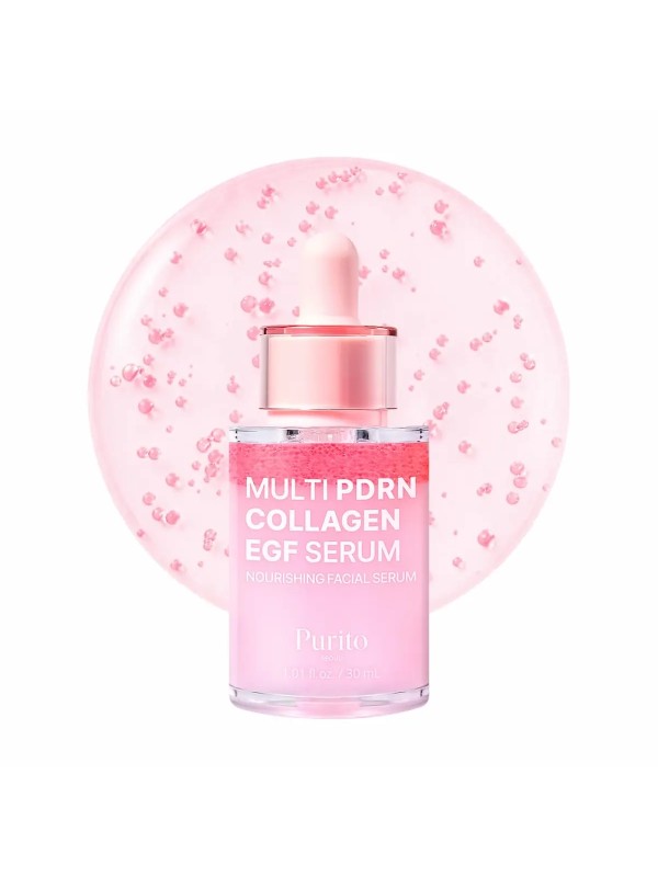 سرم صورت پیوریتو PURITO مدل MULTI PDRN COLLAGEN حجم 30 میلی لیتر