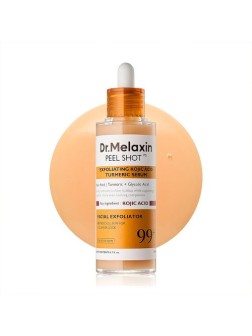 سرم صورت پیل شات دکتر ملاکسین DR. MELAXIN سری PEEL SHOT مدل KOJIC ACID حجم 80 میلی لیتر