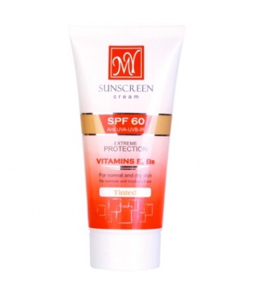 کرم ضد آفتاب SPF60 کرم پودری رنگی مای 50 میل