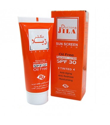 کرم ضد آفتاب SPF30 رنگی دکتر ژیلا 30گرمی