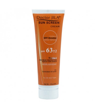 کرم ضد آفتاب رنگی SPF63 دکتر ژیلا