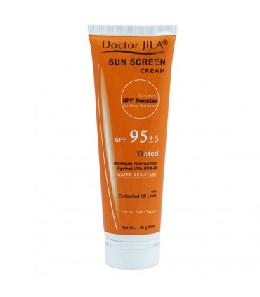 کرم ضد آفتاب رنگی SPF95 دکتر ژیلا