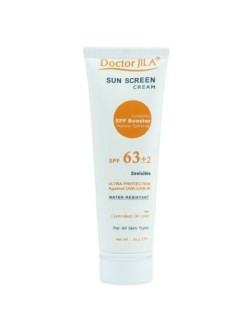 کرم ضد آفتاب بی رنگ SPF63 دکتر ژیلا