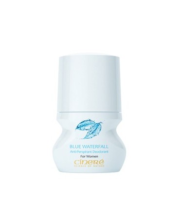 دئودورانت زنانه مدل Blue Waterfall با رایحه خنک سینره 50 میل