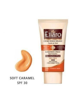 کرم ضد آفتاب SPF30 کرم پودری فاقد چربی چهار نقطه - کاراملی Soft Caramel الارو 40 میل