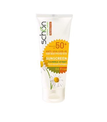کرم ضد آفتاب +SPF50 مخصوص پوست چرب رنگ طبیعی شون 50 میل 