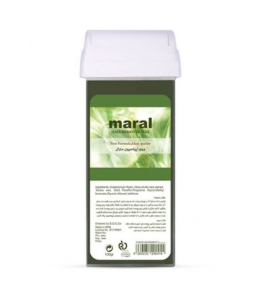 موم وکس خشابی عصاره آلوئه ورا و روغن زیتون مخصوص موهای ضخیم مارال 100 گرمی