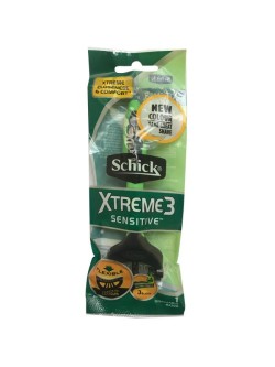 خودتراش مردانه 3 لبه مدل Xtreme Sensitive 3 سبز شیک بسته 1 عددی