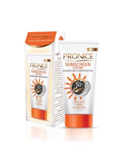 کرم ضد آفتاب +SPF50 بژ روشن پرونایس 50 میل