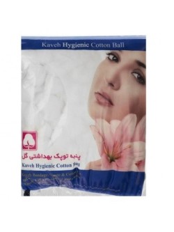 پنبه توپک سفید بهداشتی گل 100 گرم