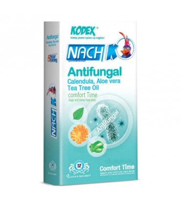 کاندوم کلاسیک و ساده ضد قارچ مدل Antifungal کدکس بسته 12 عددی