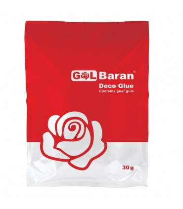 چسب دکلره ی حاوی ضمغ گوآر گلباران 30 گرمی
