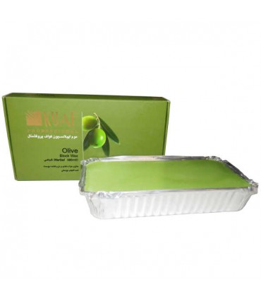 موم اپیلاسیون قالبی عصاره زیتون Olive کواف پروفشنال 500 گرم