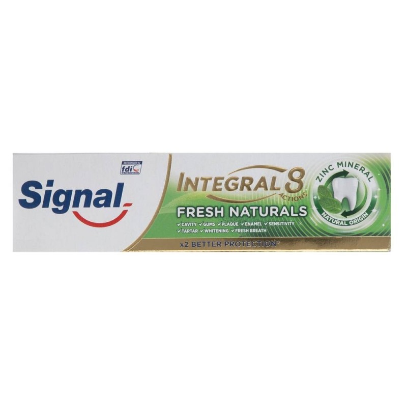 خمیر دندان مدل Integral 8 Fresh Naturals سیگنال 75 میل