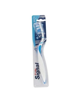 مسواک سیگنال برس متوسط مدل Shiny White V