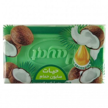 صابون حمام مدل نارگیل Coconut حیات 125 گرم