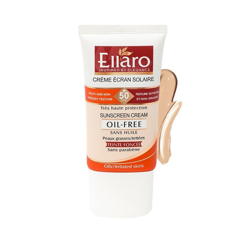 کرم ضد آفتاب SPF50 مناسب پوست های چرب بژ طبیعی الارو 40 میل