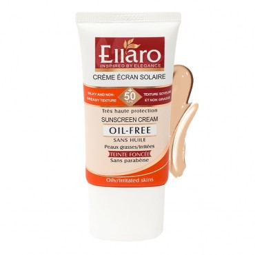 کرم ضد آفتاب SPF50 مناسب پوست های چرب بژ طبیعی الارو 40 میل