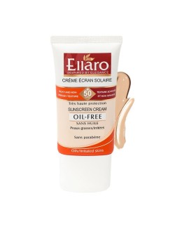 کرم ضد آفتاب SPF50 مناسب پوست های چرب بژ روشن فاقد پاربن الارو 40 میل