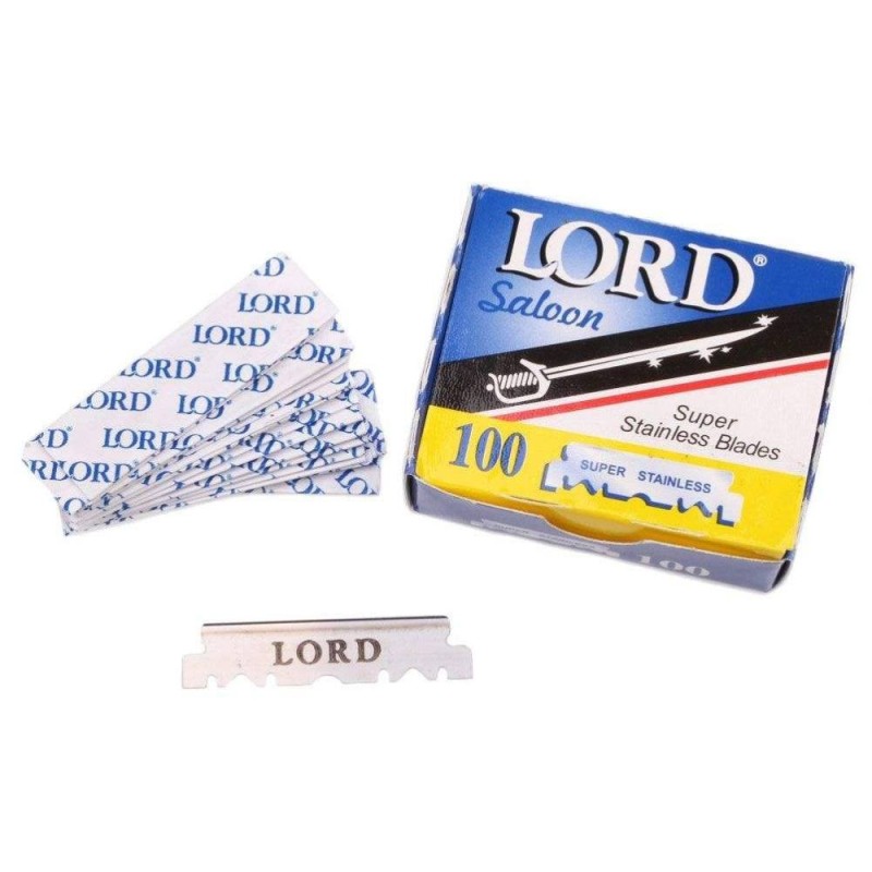 تیغ سنتی مدل نیم تیغ مدل L.100 B لرد بسته 100 عددی