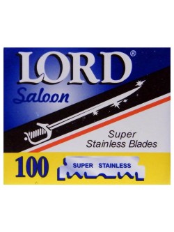 تیغ سنتی مدل نیم تیغ مدل L.100 B لرد بسته 100 عددی
