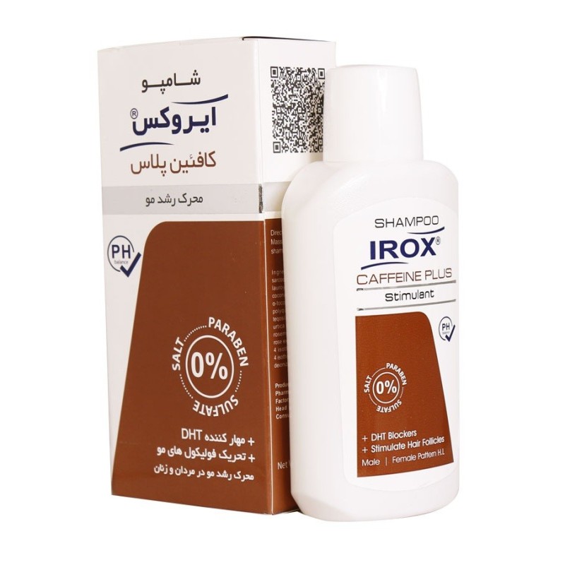 شامپو محرک رشد مو مدل Caffeine Plus ایروکس 200 گرم