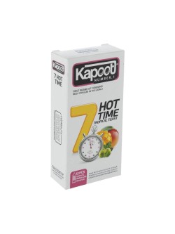 کاندوم کاپوت مدل 7Hot Time بسته 12 عددی