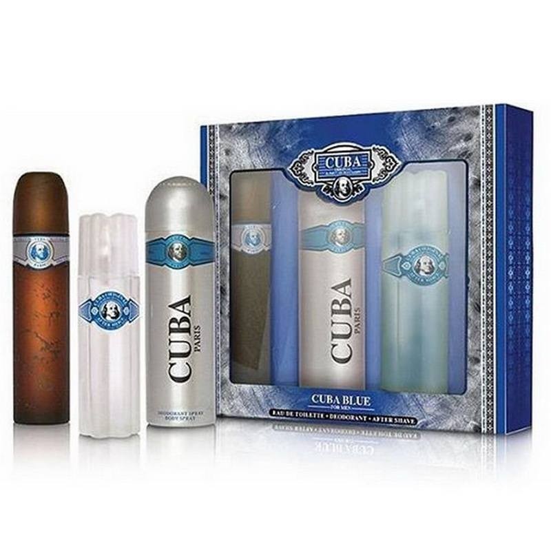 ست کادویی مردانه 3 تکه مدل بلو Blue کوبا