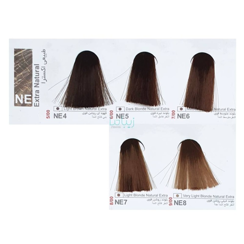 رنگ مو آتوسا سری طبیعی اکسترا
