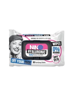 دستمال مرطوب مناسب پوست خشک مدل HYALURONIC نینو 50 عددی