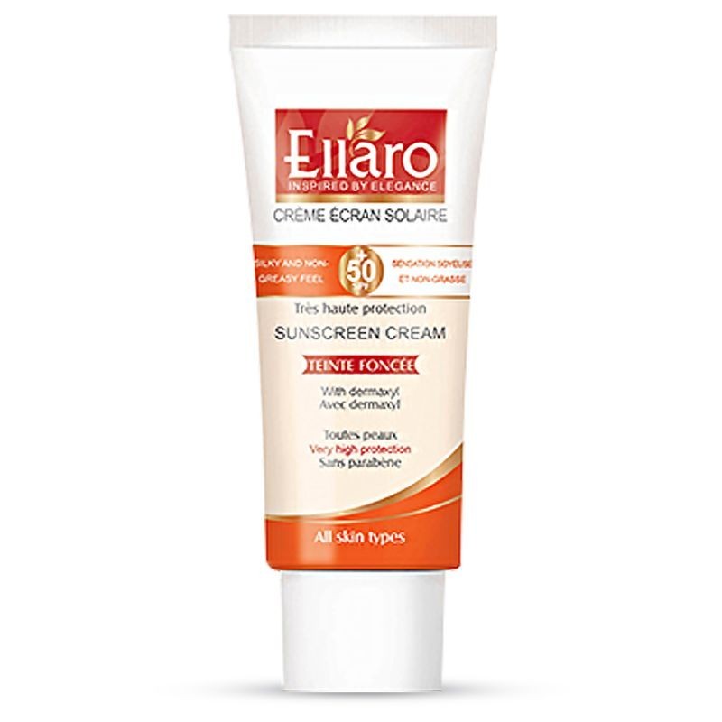 کرم ضد آفتاب SPF50 برای انواع پوست ها بژ روشن الارو 50 میل