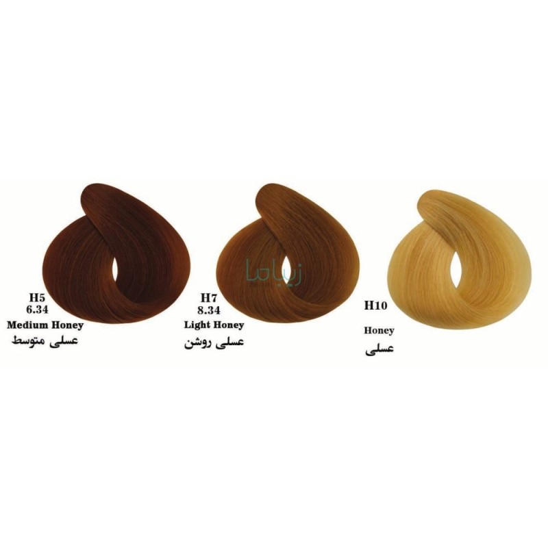 رنگ مو وینا سری عسلی