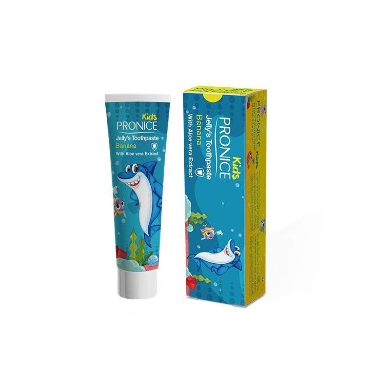 خمیر دندان ژله ای کودک با طعم موز پرونایس 60 گرمی