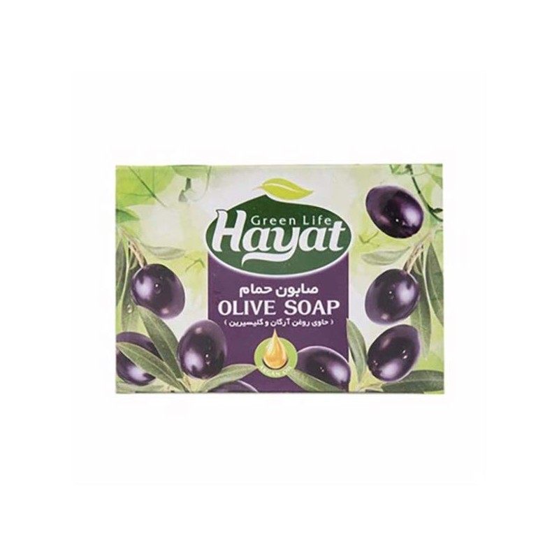 صابون حمام مدل زیتون Olive حیات بسته 5 عددی